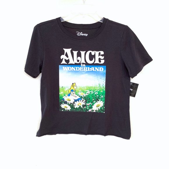 Disney Tops - Alice in Wonderland Cropped Tee